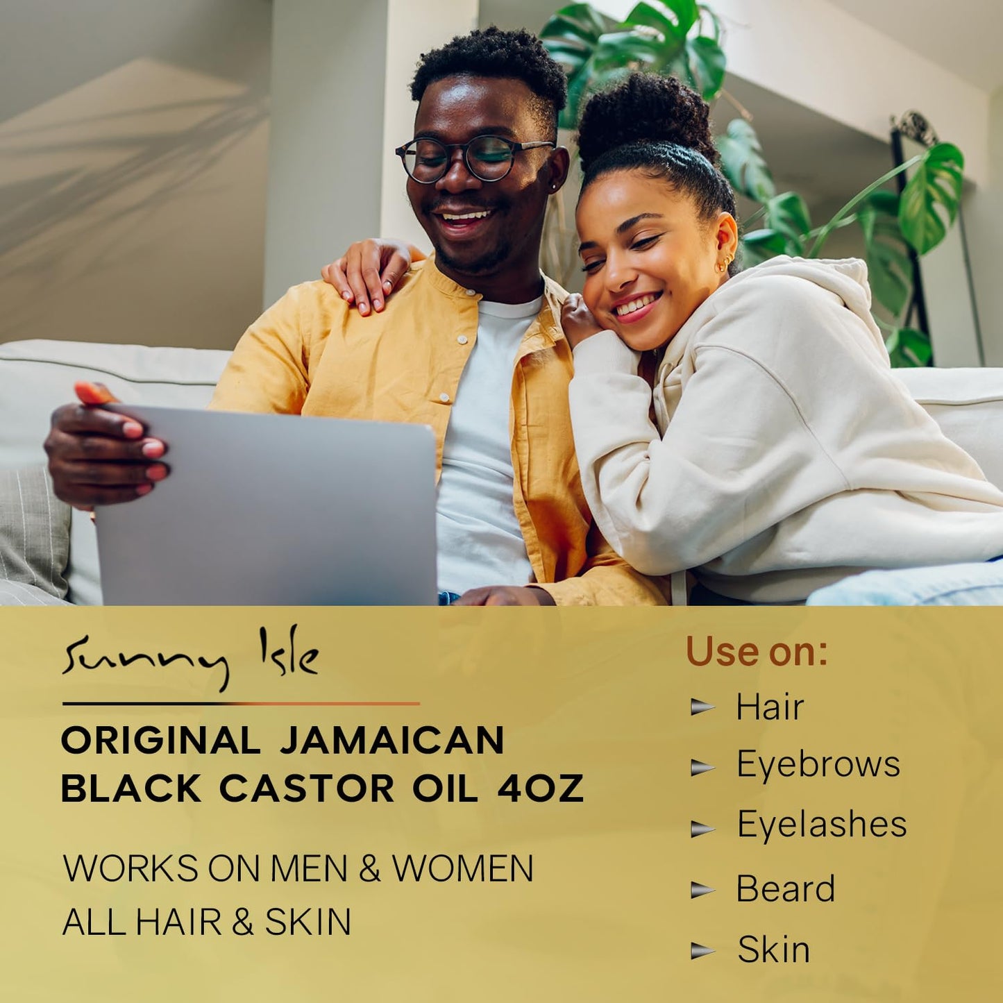 Jamaican Black Castor Oil 4Oz | 100% Natural for Hair, Scalp and Skin Care