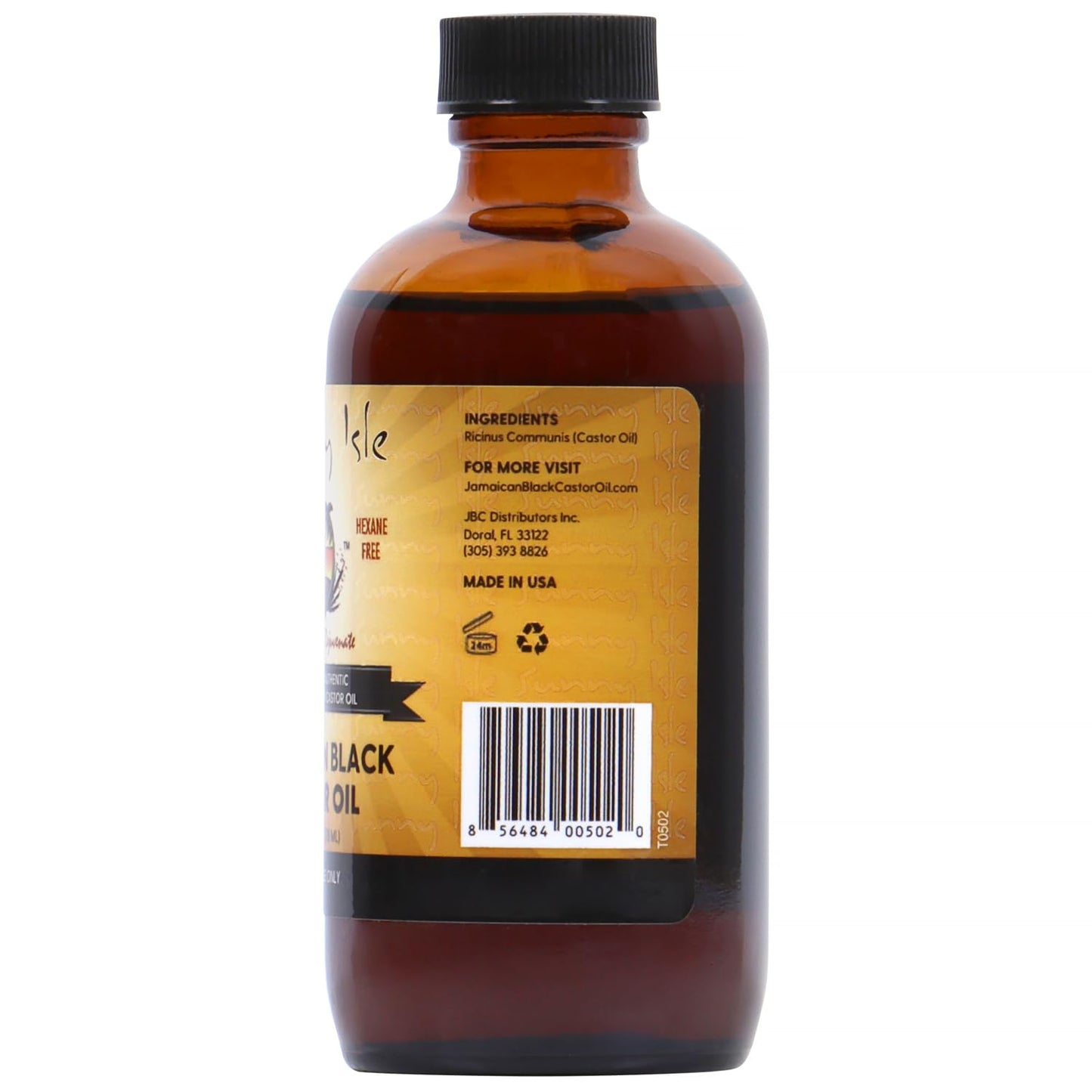 Jamaican Black Castor Oil 4Oz | 100% Natural for Hair, Scalp and Skin Care