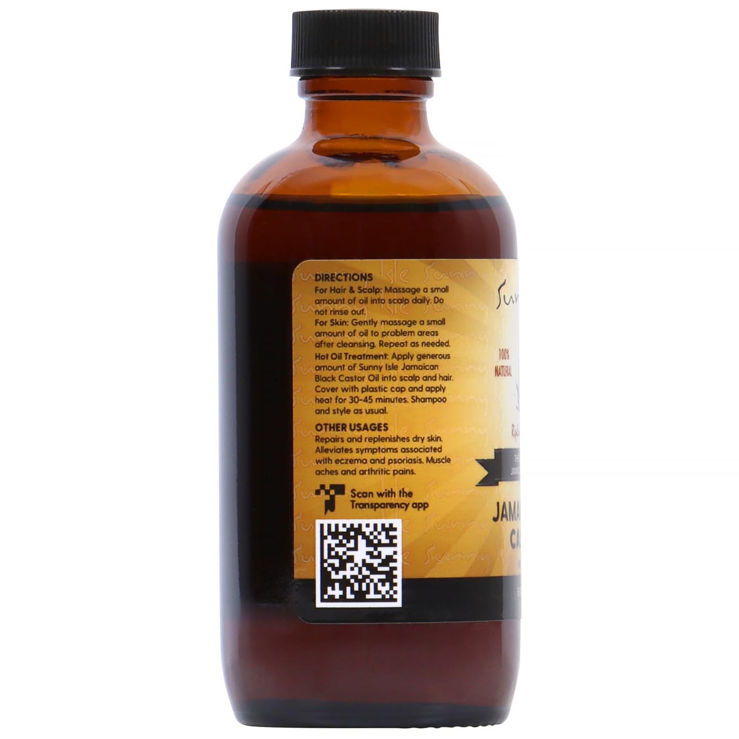 Jamaican Black Castor Oil 4Oz | 100% Natural for Hair, Scalp and Skin Care