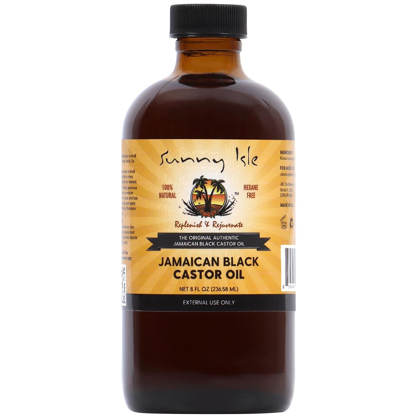 Jamaican Black Castor Oil 4Oz | 100% Natural for Hair, Scalp and Skin Care
