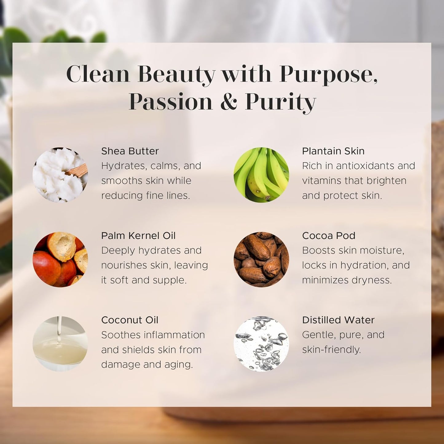  Organic African Black Soap - 8 Oz, Pure and Natural Ingredients, Imported from Ghana